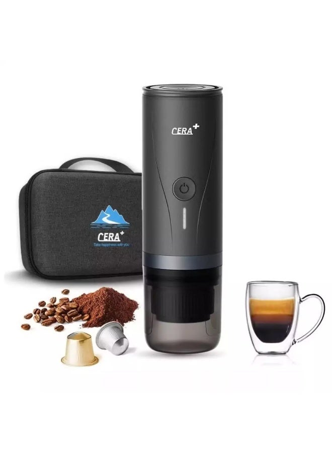 ceraplus Cera+ Portable Mini Espresso Machine | Rechargeable Car Coffee Maker - Image 1